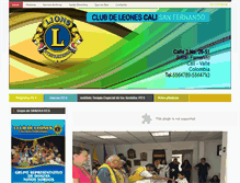 Tablet Screenshot of leonescalisanfernando.org